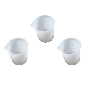  3 PCS Silicone Measuring Cup with Scale Measurement Gilicone Cups - Picture 1 of 11