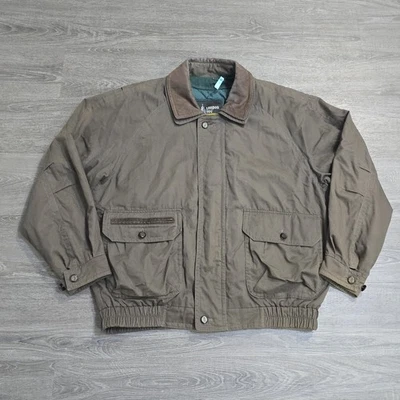 Vintage London Fog Jacket Bomber Thinsulate 3M Insulated Zip 90s Men's Sz L Tall - Image 1 of 4