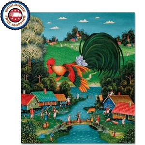 Davici Wooden Jigsaw Puzzle "Display -Good Morning" 14x16cm 50pcs Beginner Level - Picture 1 of 6