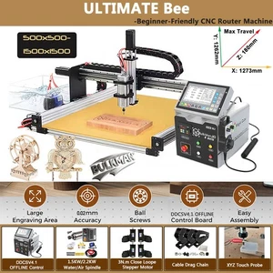 ULTIMATE Bee Engraving CNC Machine Full Kit with DDCSV4.1 4Axis Offline Control - Picture 1 of 10