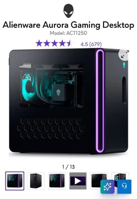 Dell Alienware Aurora Gaming PC - Image 1 of 4