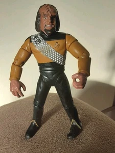Star Trek The Next Generation Lieutenant Worf Figure Playmates 1992 Yellow Shirt - Picture 1 of 4