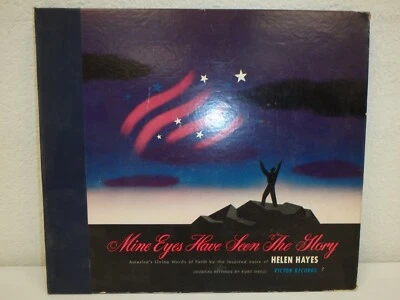 HELEN HAYES Mine Eyes Have Seen The Glory 12"/78rpm 2-Disc Book-Set Victor M-909 - Image 1 of 4