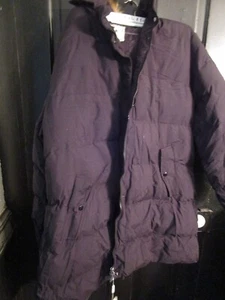 WenVen Men's Warm Winter Coat Jacket Thick Parka Jacket Overcoat Fur Hood 3XL - Picture 1 of 5