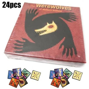 24stk Werwolf Kartenspiel Multiplayer Gathering Spielzeuge Brettspiel Kartenset. - Bild 1 von 7