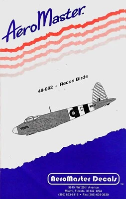 AEROMASTER 48-082 - RECON BIRDS - 1/48 DECAL - Immagine 1 di 4
