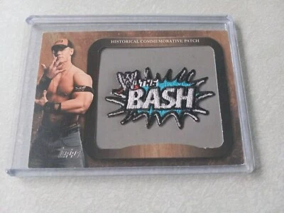 2009 Topps World Wrestling The Bash #P2 John Cena Historical Commemorative Patch - Imagem 1 de 3