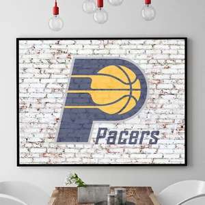 Indiana Pacers Wall Art Print NBA Gift Man Cave POSTER CANVAS - Picture 1 of 5