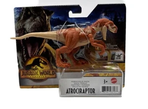NUOVO Jurassic World Park Dominion Ferocious Pack Atrociraptor Velociraptor - Foto 1 di 3