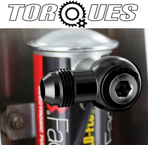 Conjunto de banjo AN -8 (JIC8) a 1/4 NPT para bomba de combustible superior roja faceta negra - Imagen 1 de 5