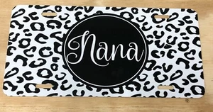 Nana License Plate Customize It With Any Name Cheetah Leopard Car Tag - Picture 1 of 1