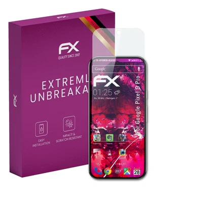atFoliX Glass Protector for Google Pixel 9 Pro 9H Hybrid-Glass - Image 1 of 4