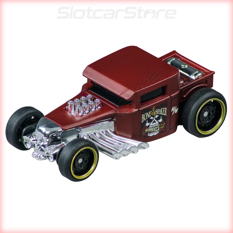 Carrera GO 64222 Hot Wheels "Bone Shaker" (Red) 1:43 Auto Slotcar GO+ Plus