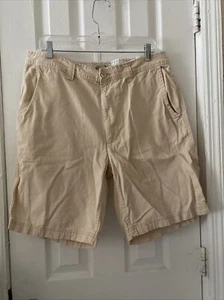 Mens John’s Bay Beige Bermuda Shorts Size 36 - Picture 1 of 3