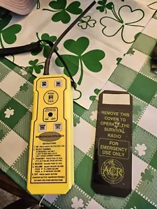 gmdss 16/6 survival radio acr 2726a with 1066 battery emergency radio UNTESTED - Picture 1 of 4
