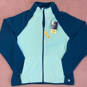 Girls Medium Xersion Fleece Jacket Long Sleeve Lightweight Vest - Picture 1 of 13