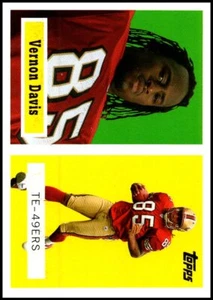 2006 Topps Turn Back the Clock #8 Vernon Davis - FREE SHIPPING! - Picture 1 of 2