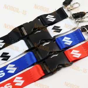 For Keychain SUZUKI Racing Biker Lanyard Motorcycle Key chain Strap Tag - Picture 1 of 5