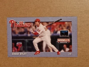 Philadelphia Phillies Fridge Magnet Card Chase Utley,Never Used,3.5"X2" - Picture 1 of 5