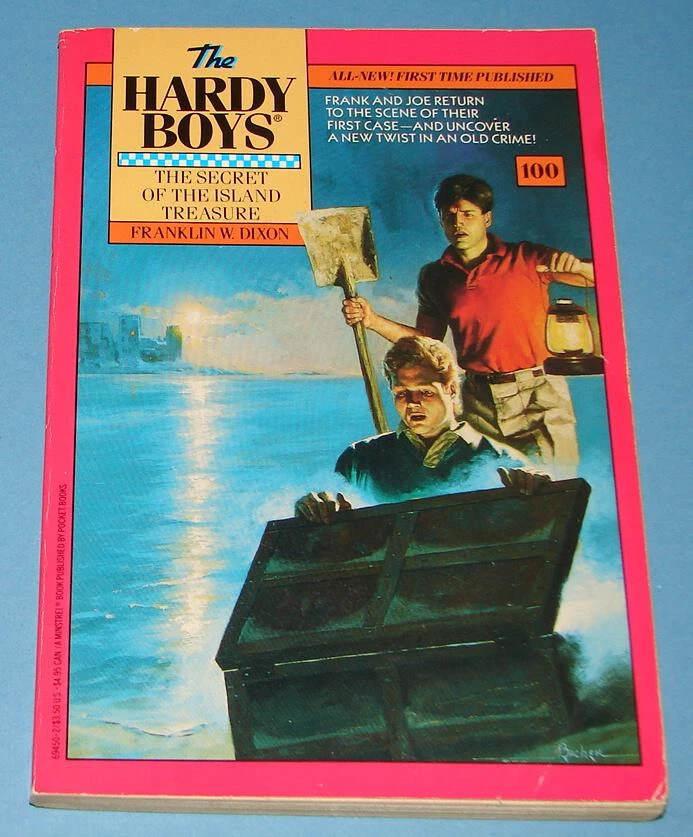 Hardy Boys #100 The Secret of the Island Treasure 1990 1st Printing - Image 1 of 1