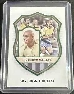 Futera 2023 Baines's Football Cards Brazil Roberto Carlos Green 5/7 - Picture 1 of 2