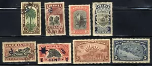 Liberia 1936 & 1939 8-Stamp Set 🦙 MNH FILED - Picture 1 of 1