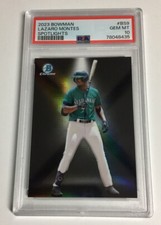 2023 Bowman LAZARO MONTES Spotlights Card #BS9 Seattle Mariners PSA 10 GEM MT