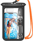 Large Waterproof Phone Pouch Case Bag For Samsung Galaxy S24 S23/iPhone 15 14 13