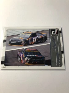 Denny Hamlin 2017 Donruss Nascar Card #112 DUALS - NM-MT - Picture 1 of 2