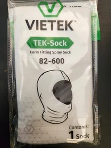 (12 Pk) Vietek Tek-Sock Form Fitting Spray Sock 82-600 - Picture 1 of 4