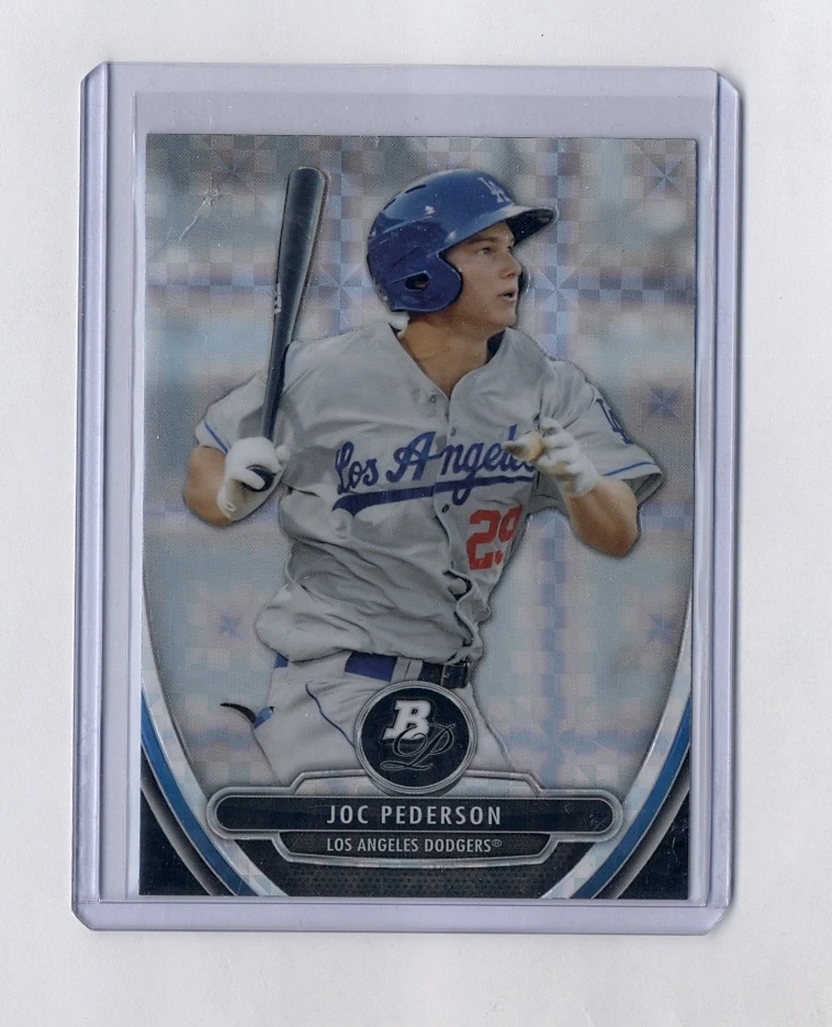 2013 BOWMAN PLATINUM #BPCP19 JOC PEDERSON "XFRACTOR" ROOKIE RC DODGERS - Image 1 of 1