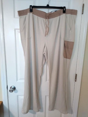 Pantalones Jogger Tek Gear Active Wear Talla 3X Beige/Taupe Nuevos (T005K) Foto 1 de 4