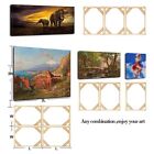 Convenient DIY Frame for Canvas Paintings Eco Friendly Materials Ready to Hang