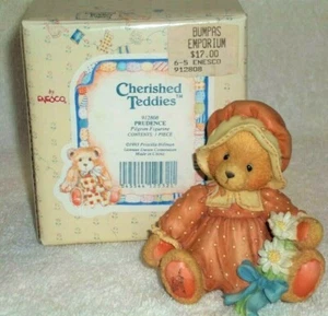 Vintage CHERISHED TEDDIES Prudence Pilgrim THANKSGIVING Figurine (1993) & BOX - Picture 1 of 12