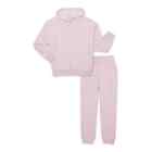 Freestyle Revolution Girls Pink Smile Fleece Hoodie and Joggers Set Size L 12-14