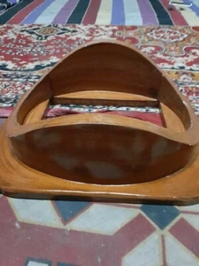 Wooden Diving Helmet Base Stand Handmade Base Beautiful Handcrafted Solid Gift - Picture 1 of 5