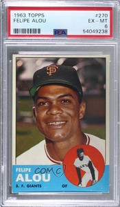 1963 Topps Felipe Alou #270 PSA 6