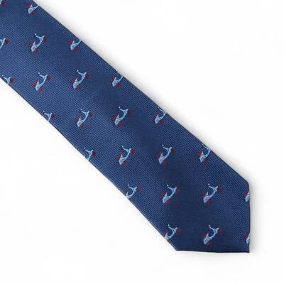 Bar III Men's Scooter Tie Necktie Slim Modern 2 3/4" Blue Silk Blend $55 - Image 1 of 4