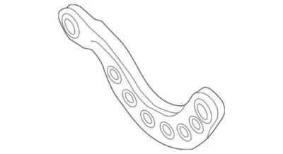 Подлинный верхний рычаг управления подвеской Ford Focus 2012-2018 годов выпуска в сборе BV6Z-5500-E - Изображение 1 из 3