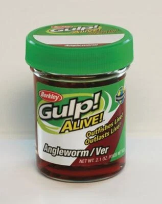 Berkley Gulp! Alive! Angle Worm Brown - Bild 1 von 2