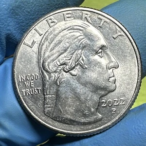 2022 Wilma Mankiller Quarter Mouth Die Chip (Drooling George) - Picture 1 of 10