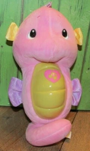 Fisher Price Soothe & Glow 2012 SEAHORSE Pink ~ Lights Up & Plays Soothing Music - Picture 1 of 3