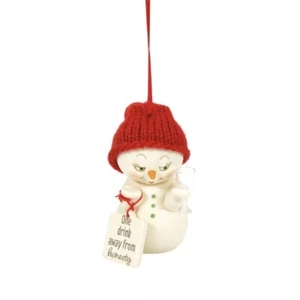Dept 56 Snowpinions ONE DRINK AWAY FROM Snowpinion Ornamento 6014229 NUEVO 2024 - Imagen 1 de 4