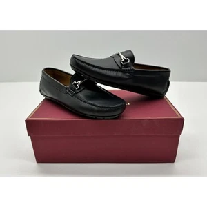 Bruno Magli Men's Darius Leather Loafers Black Shoes Size 8.5M NIB #01S - Picture 1 of 10
