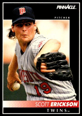 1992 Pinnacle Scott Erickson Minnesota Twins #106 - Image 1 of 2
