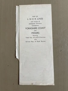 LNER East Coast Ports Railway Map - Picture 1 of 3