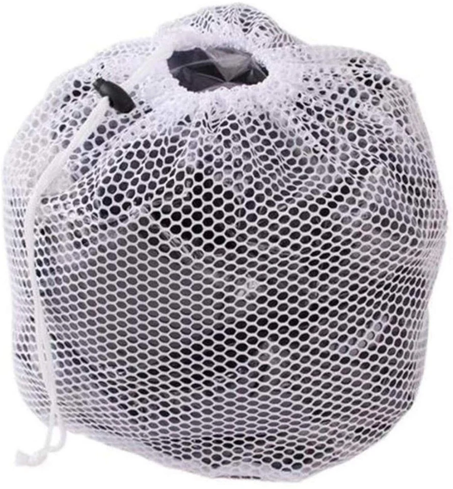 3 Pcs Commercial Mesh Laundry Bag - 20" x 28" - Sturdy white Mesh Material Wi... - Imagem 1 de 4