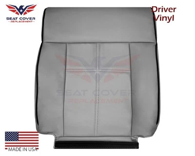 Cubierta de asiento superior del conductor de cuero genuino gris para Lincoln Mark LT 2006-2008 Foto 1 de 4