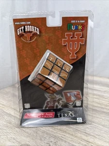University Of Texas UT Rubik's Cube Longhorns gioco puzzle - Foto 1 di 6