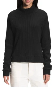Suéter para mujer The North Face negro nuevo con etiquetas Chabot cuello falso manga larga, talla XL - Imagen 1 de 14
